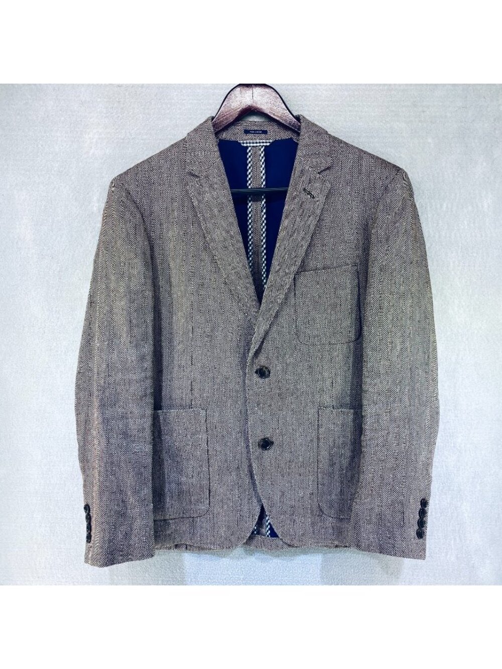 Bonobos Gray Herringbone Sport Coat Blazer